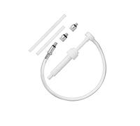 wueiooskj Bomba de Aceite con Engranaje de Unidad Inferior Manual Premium. Kit Bomba Aceite y Engranaje para Botellas un Cuarto galón estándar y adaptadores 8 mm y 10 mm para Unidad Inferior