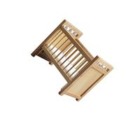 wueiooskj Casa de muñecas en Miniatura, Modelo de Escena Cama, Juguete elección para Que los niños tengan Aventuras Creativas Material Nuestra casa muñecas Hecha para Madera 112, Muebles para