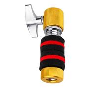 wueiooskj Embrague para Hi Hat de Jazz Drum, liberación rápida, resistente soporte para platillos, piezas de percusión de aleación, accesorio de fácil instalación, embrague, oro, Altura: 7.5 cm