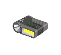 wueiooskj ESLNF Inducción Cap Clip Light 300lm Desmontable IPX6 Faro impermeable Pesca nocturna Senderismo Faro, Negro
