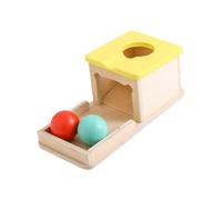 wueiooskj Estuche de permanencia de Objetos Despierta la curiosidad Ayudando a los bebés a Aprender la permanencia los Objetos Mediante el Descubrimiento lúdico con Pelotas Coordinación Mano-Ojo