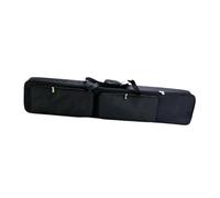 wueiooskj Estuche duradero para teclado de 88 teclas, estuche de transporte para piano eléctrico, diseñado para un almacenamiento seguro durante viajes y eventos al aire libre, Negro, 137x27x13cm