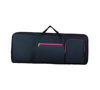 wueiooskj Estuche para piano eléctrico de 61 teclas con correas y asas ajustables. Soluciones de transporte seguras y prácticas para músicos. Mochila para teclado 61 teclas.