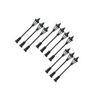 wueiooskj Farolas en miniatura que añaden autenticidad al paisaje ferroviario. Farolas en miniatura 1/150. Accesorios para miniaturas de paisajes ferroviarios.