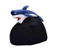 wueiooskj Funda para Casco de esquí de Nieve, práctica, Elegante, Divertida, Regalo cumpleaños, Funda para Casco Deportivo, Color Rosa P Ear, tiburón