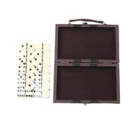 wueiooskj Juego de clásico Double 6 Dominoes, Juegos de Tradicionales, Juegos Viaje, Juguetes, Regalo, diversión cumpleaños Tanto para Noches nostálgicas para presentar la