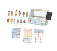 wueiooskj Juego de Helados para desarrollar Habilidades sociales. Juguete de Aprendizaje Que a los niños a participar en Juegos Roles y desarrollar Habilidades interacción crítica con Sus