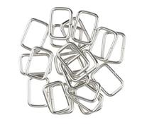 wueiooskj Kit de 20 hebillas metálicas para cinturón, soluciones artesanales para mochilas y ropa, duraderas. 20 hebillas metálicas para cinturón de arnés