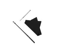 wueiooskj Kit de mantenimiento para herramientas de limpieza flautas, incluye varilla limpieza y destornillador. Destornillador para varillas instrumentos musicales.