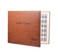 wueiooskj Libro de acordes de guitarra de 6 cuerdas, libro de práctica de reproducción de música para estudiantes principiantes profesionales, accesorio de instrumento de regalo para Festival
