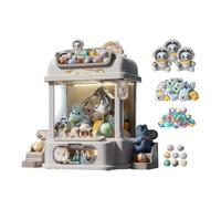 wueiooskj Mini máquina recreativa con dispensador de música para Crear Momentos Familiares memorables con Juegos interactivos y Divertidos desafíos. Juguete de Garra para niños, Mini Juego grúa