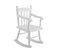 wueiooskj Mini Mecedora Hecha a Mano a Escala 1/6 para casa de muñecas. Una Hermosa adición Cualquier Escena en Miniatura. Escena de Dormitorio en Miniatura. Juguete para decoración casa muñecas.