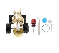 wueiooskj Motor Stirling, Juguetes para automóviles, construcción de Modelos, Piezas de Metal, Mentes científicas Inspiradoras, hogar y Fiestas, Kit Motor en Miniatura Stirling