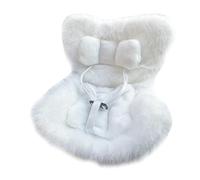 wueiooskj Muñeca Coche Suave Peluda Escritorio Rosa Muñeca Imprescindible Real Grande Artículo Accesorios Tamaño de Asiento P Suave Peluda A los Fans Les, do