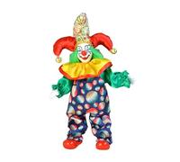 wueiooskj Muñeco de Payaso Lindo, movible, para Adultos, niños, niñas, muñecas de Porcelana Decorativas únicas, cerámica Retro en Miniatura, Regalo 25 cm, Payaso Pintada a Mano,