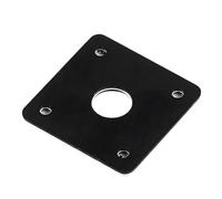 wueiooskj Placa de base plana para salida de guitarra eléctrica, duradera, fortalece la conexión del mástil y mejora el sonido del instrumento musical. Base plana cuadrada.