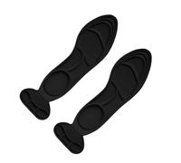 wueiooskj Plantilla ligera para zapatos de tacón que absorbe los golpes para caminar largas distancias, suelas de esponja o correr para hombres y mujeres, negro