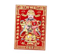 wueiooskj Póster adhesivo del Año Nuevo Chino con buena suerte y bendiciones para la decoración del hogar. La decoración Año Lunar Chino tiene un diseño único, Estilo A