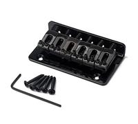 wueiooskj Puente rígido de guitarra eléctrica con tornillos y pieza de repuesto fijo Wench, puentes de sillín, instrumento Musical para adultos