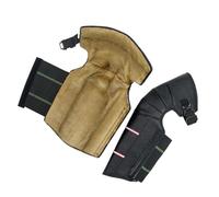 wueiooskj Rodilleras y espinilleras de Piel sintética para Moto, Resistentes al Viento, Ideales para Senderismo y Viajes. Medidas: 50 cm x 32 cm.