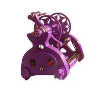 wueiooskj Rueda con tres bobinas de hilo que permite un fácil acceso a múltiples tipos de hilo para proyectos creativos. Máquina bobinadora automática de rueda eléctrica, Púrpura, 25 x 17.5 x 22 cm
