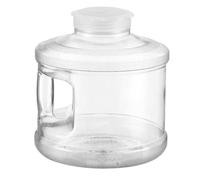 wueiooskj Tanque portabotellas Grande para Almacenamiento de Agua, Libre de BPA, para emergencias Acampada, 18,9 l, Claro, 7.5 litros