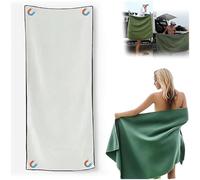 wueiooskj Toalla de playa, toalla de ducha de secado rápido para sauna, tela suave, extragrande, ideal para viajes, natación, yoga y actividades al aire