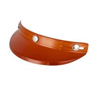 wueiooskj Visera para Casco de Motocicleta, Parasol Ligero, fácil de Instalar para una Mejor Experiencia de conducción, Resistente a Impactos, Protector Solar, Cubierta, ámbar, 19.5 x 6.7 cm