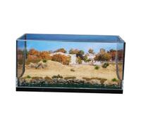 wueiooskj Vitrina compacta y Elegante para Modelo de Coche a Escala 1/64, Adecuada para exhibir en Cualquier Lugar de los hogares. Vitrina para Modelo Coche a Escala 1/64. Diorama escénico.