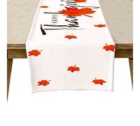 WUERKIYA 180x33cm Camino de Mesa Camino de Mesa Moderno Otoño e Invierno Camino de Mesa Camino de Mesa Arpillera para Comedor Sala Decoraciones -1