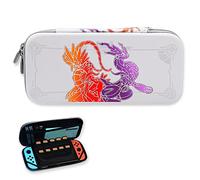 WUERKIYA Estuche Compatible con Switch y Switch OLED Lindo Estuche rígido de Transporte Funda Protectora con Almacenamiento para 10 Juegos Consola y Accesorios
