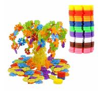 WUERKIYA Juguetes de construcción Infantiles 500 Piezas Bloques de Encaje Multicolor 30 mm con Bolsa y guía para niños a Partir de 3 años Juegos educativos creativos