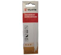 Würth 0615815030 - Hoja de sierra sable (madera, 5 unidades, tres estrellas, longitud: 150 mm)