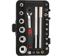 Würth 096511 23 Llave de Vaso de 1/4 Pulgadas, Varios Modelos, Negro