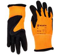 Würth 899450109 0899450109 Guante acolchado, amarillo, Talla 9 (Paquete de 1)