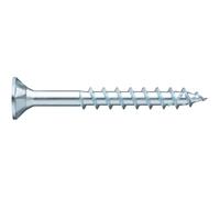 Würth ASSY 4 CSMP RW 20 - Tornillo para aglomerado (4 x 40 mm, 500 unidades, acero galvanizado, pasivado, rosca parcial, cabeza fresadora), color azul