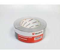 Würth cinta de tela de poliéster 50mx50 millimeter plata (4024835504041) cinta gaffa