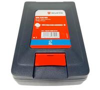 Wuerth - Juego de brocas en espiral HSS DIN 338 TIPO RN 118° 19 piezas 1-10mm en caja, surtido 0625000019