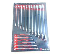 Würth Juego de llaves combinadas 4.4.1 17 piezas RGMAULSHSL-SA-17TLG ZEBRA, Herramientas