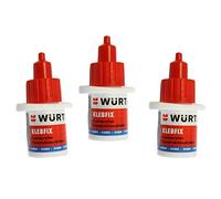 Würth Klebfix - Pegamento instantáneo para construcción (3 x 5 g)