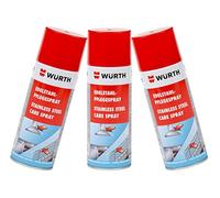 Würth limpiador Cuidado aerosol 3 x 400 ml acero inoxidable acero inoxidable