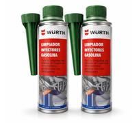 WÜRTH Limpiador de Inyectores Gasolina 300 ml | Aditivo Limpia Inyección y Sistema de Combustible | Elimina Depósitos, Mejora Rendimiento y Reduce Consumo | Compatible con Catalizador - Pack 1 Unidad