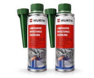 WÜRTH Limpiador de Inyectores Gasolina 300 ml | Aditivo Limpia Inyección y Sistema de Combustible | Elimina Depósitos, Mejora Rendimiento y Reduce Consumo | Compatible con Catalizador - Pack 1 Unidad