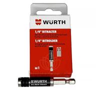 Würth Portapuntas magnético de 1/4 pulgadas, portabrocas de cambio rápido, diseño muy delgado, diámetro máx. 11,5 mm, longitud 67 mm, 0614176617