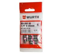 Würth RW® 06147040 - Juego de 10 brocas RW® 40 para tornillos Würth ASSY (40 x 25 mm)