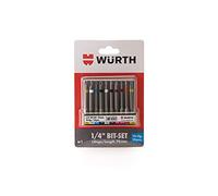 Würth Wiha 0614250010 - Juego de puntas (1/4", con clip para cinturón, 10 unidades)