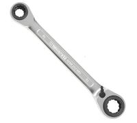 Würth Zebra 0714257019 - Llave de trinquete doble anillo 4 en 1, 16 x 17 mm + 18 x 19 mm con Powerdriv®