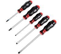 Würth Zebra 275060 - Juego de destornilladores (5 unidades, punta redonda, PZ/SZ)