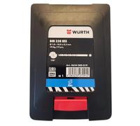 Würth ZEBRA Premium - Juego de brocas para metal (diámetro 1,0-10,0 x 0,5 mm, HSS DIN 338, tipo RN 130°, 19 piezas)