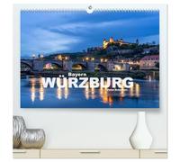 Würzburg - Bayern (hochwertiger Premium Wandkalender 2026 DIN A2 quer), Kunstdruck in Hochglanz: Die äußerst sehenswerte Stadt Würzburg in Unterfranken, Bayern